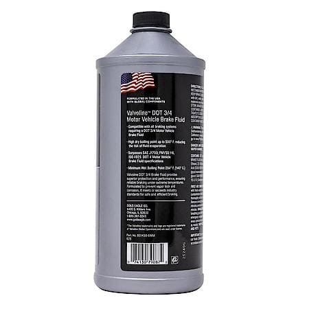 DOT 3/4 Brake Fluid: For DOT 3 & DOT 4 Systems, 32 Oz.