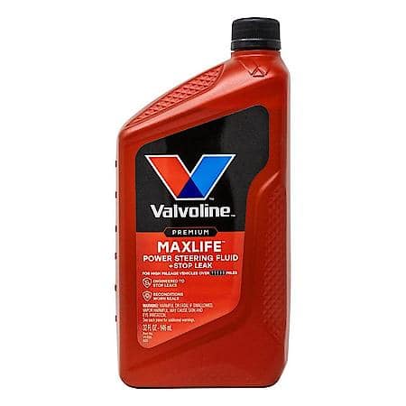 MaxLife Power Steering Fluid: With Stop Leak, Reconditions Seals, 32 Oz.