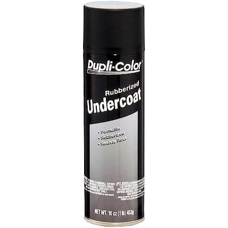 Professional Rubberized Undercoat, Black, 16 oz.