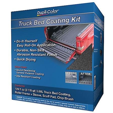 Dupli-Color, Truck Bed Coating Kit, Black, 1-gal