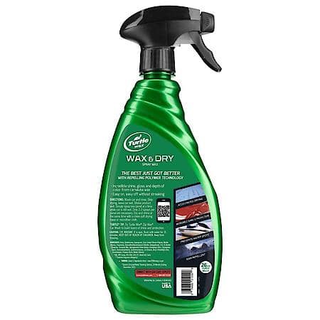 1-Step Wax & Dry - Gives Your Vehicle Maximum Shine And Protection - Applied To A Wet Car