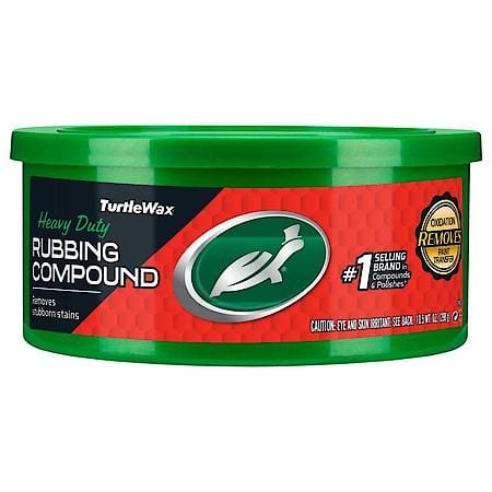 Rubbing Compound Wax : Heavy Duty Paste That Cleans Dull, Oxidized Finishes, 10.5 oz.