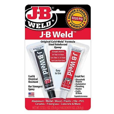 J-B Weld Regular Coldweld epoxy- 2 oz.