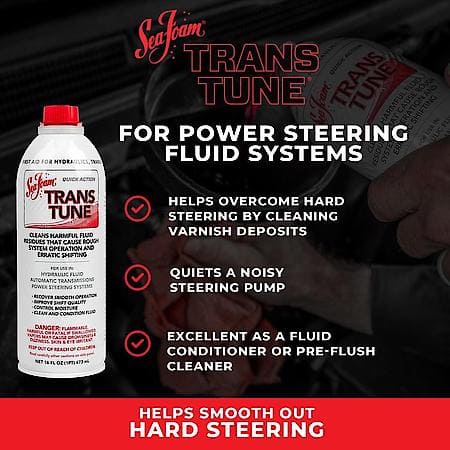 Trans Tune; transmission, hydraulic fluid, and power steering treatment, 16 oz.