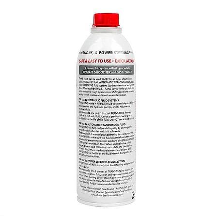 Trans Tune; transmission, hydraulic fluid, and power steering treatment, 16 oz.