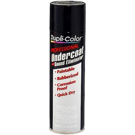 Professional Undercoat: Black, Aerosol, High Solids Rust Resistant Formula, 17 Oz