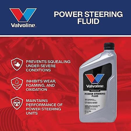 Premium Power Steering Fluid: Engineered to Help Stop Squeals, 32 Oz.