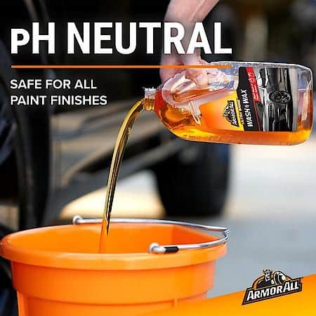 Ultra Shine Car Wash & Wax : Advanced Wash & Wax Formula, Delivers Mirror-Like Shine, 64 oz.