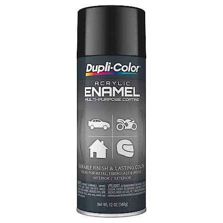 Multi-Purpose Enamel, Gloss, Black, 12-Oz