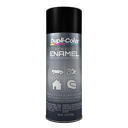 ACRYL ENAM-FLAT BLK