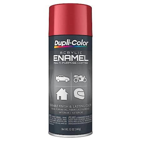 Dupli-Color, Multi-Purpose Enamel, Gloss, Cherry Red, 12-Oz