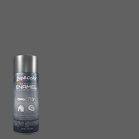Multi-Purpose Enamel, Gloss, Chrome Aluminum, 12-Oz