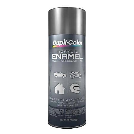Multi-Purpose Enamel, Gloss, Chrome Aluminum, 12-Oz