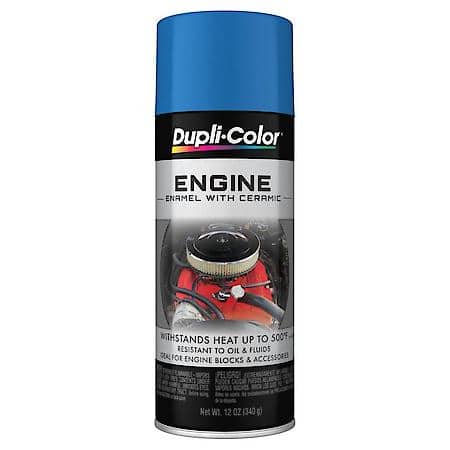 Engine Paint With Ceramic, Gloss, Gm Blue, 12-Oz