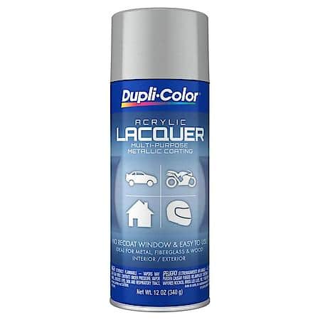 Multi-Purpose Lacquer, Gloss, Silver Metallic, 12-Oz
