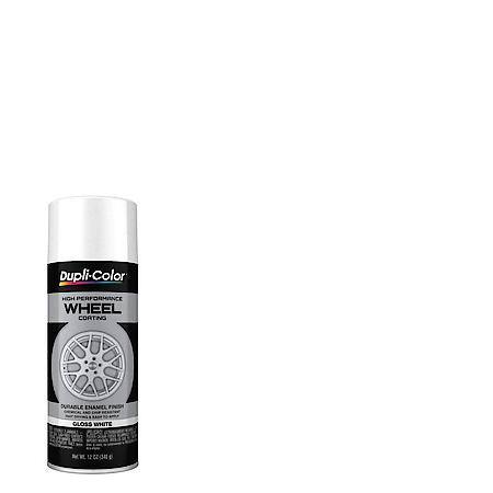 Dupli-Color, Wheel Paint, Gloss, White, 12-oz