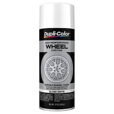 Dupli-Color, Wheel Paint, Gloss, White, 12-oz