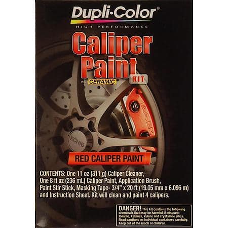 Brake Caliper Paint Kit, Gloss, Red