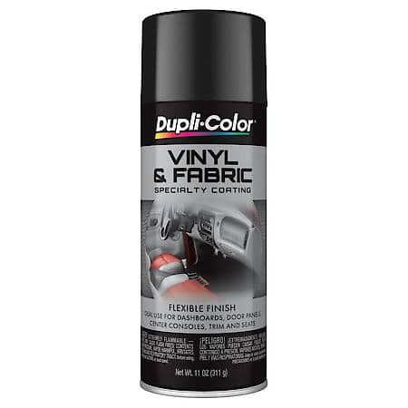 Dupli-Color, Vinyl & Fabric Spray, Gloss, Black, 11-oz