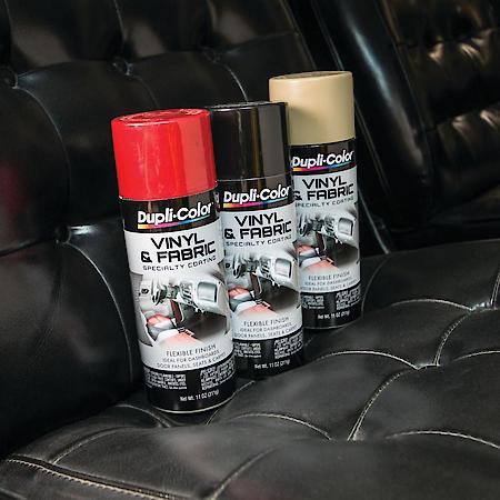 Vinyl & Fabric Spray, Medium Gray, 11-Oz