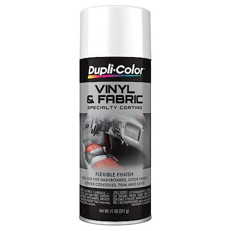 Dupli-Color, Vinyl & Fabric Spray, Gloss, White, 11-oz