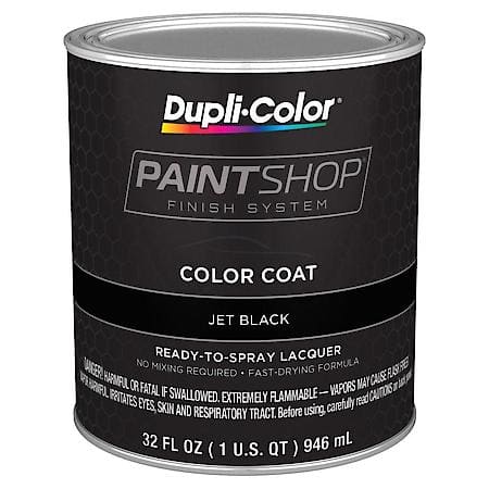 Paint Shop Finish System, Jet Black, 1-Qt