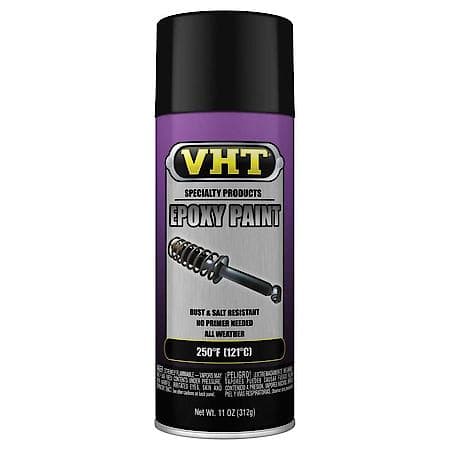 VHT, Epoxy All Weather Paint, Satin, Black, 11-oz