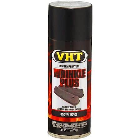 VHT, Wrinkle Plus Coating, Flat, Black, 11-oz