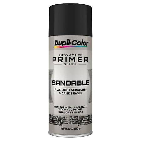 Multi-Purpose Sandable Primer, Black Hot Rod, 12-Oz