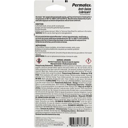 Premium Anti-Seize Lubricant For Smooth Assembly and Prevents Corrosion, 1 oz.