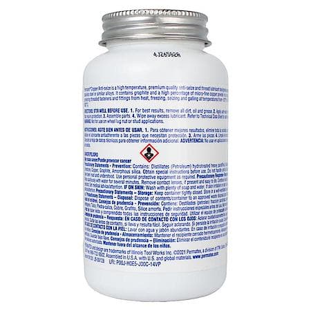 High-Temperature Copper Anti-Seize Lubricant For Extreme Conditions, 8 oz.