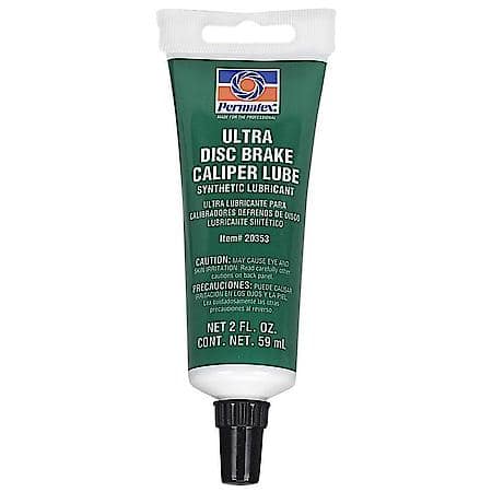 Green Disc Brake Caliper Lube, Prevents Seizing & Squealing, 2 oz.