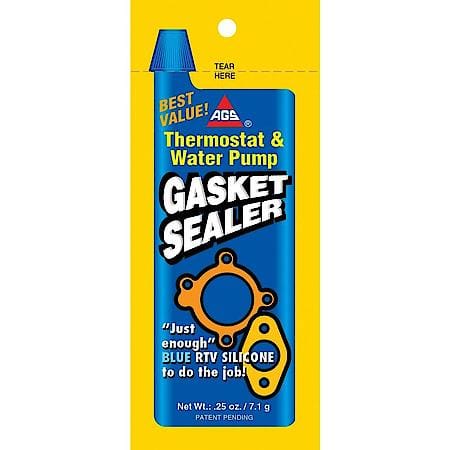 Gasket Sealer RTV Silicone, Pouch, 7.4 mL, 100
