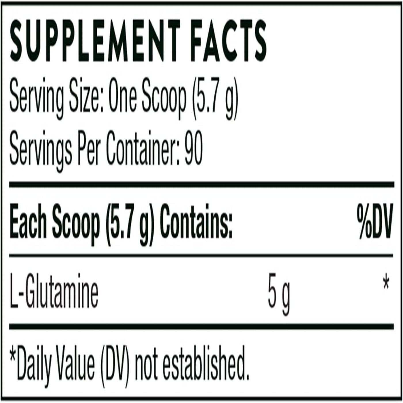 THORNE L-Glutamine Powder - Glutamine Powder for GI Health and Immune Function - 18.1 Oz