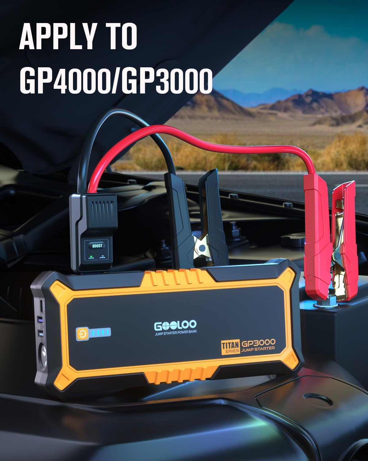 GOOLOO Heavy Duty Car Jump Starter
