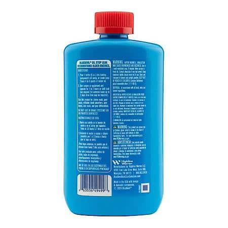 Oil Stop Leak - Permanent Repair & reconditions Rubber Seals, 8 ounces