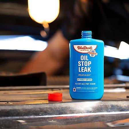 Oil Stop Leak - Permanent Repair & reconditions Rubber Seals, 8 ounces