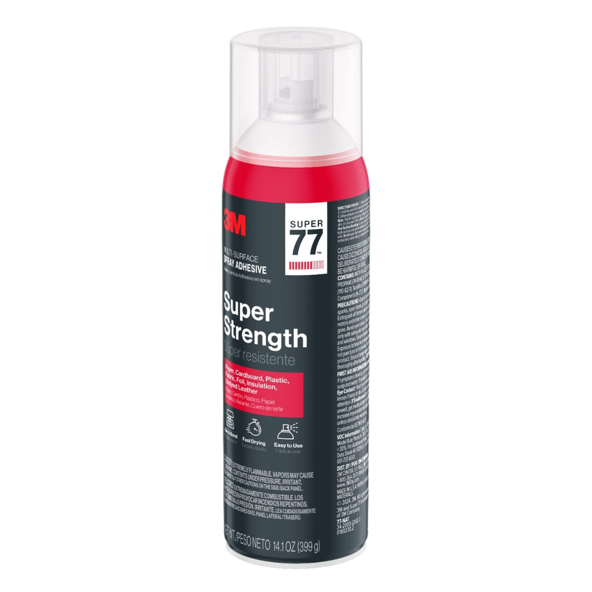 3M Super 77 Multipurpose Spray Adhesive | 77-NAT (3/6)
