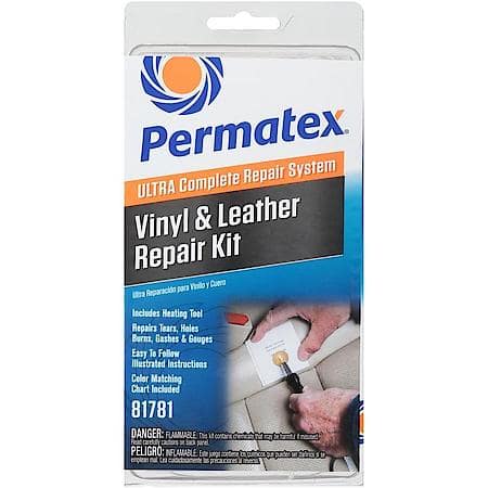 Pro-Style Vinyl and Leather Repair Kit With Plug-In Electric Iron