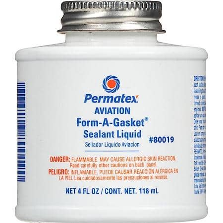 Aviation Grade Sealant: Slow-Drying, Non-Hardening, -65 Deg. F to 400 Deg. F