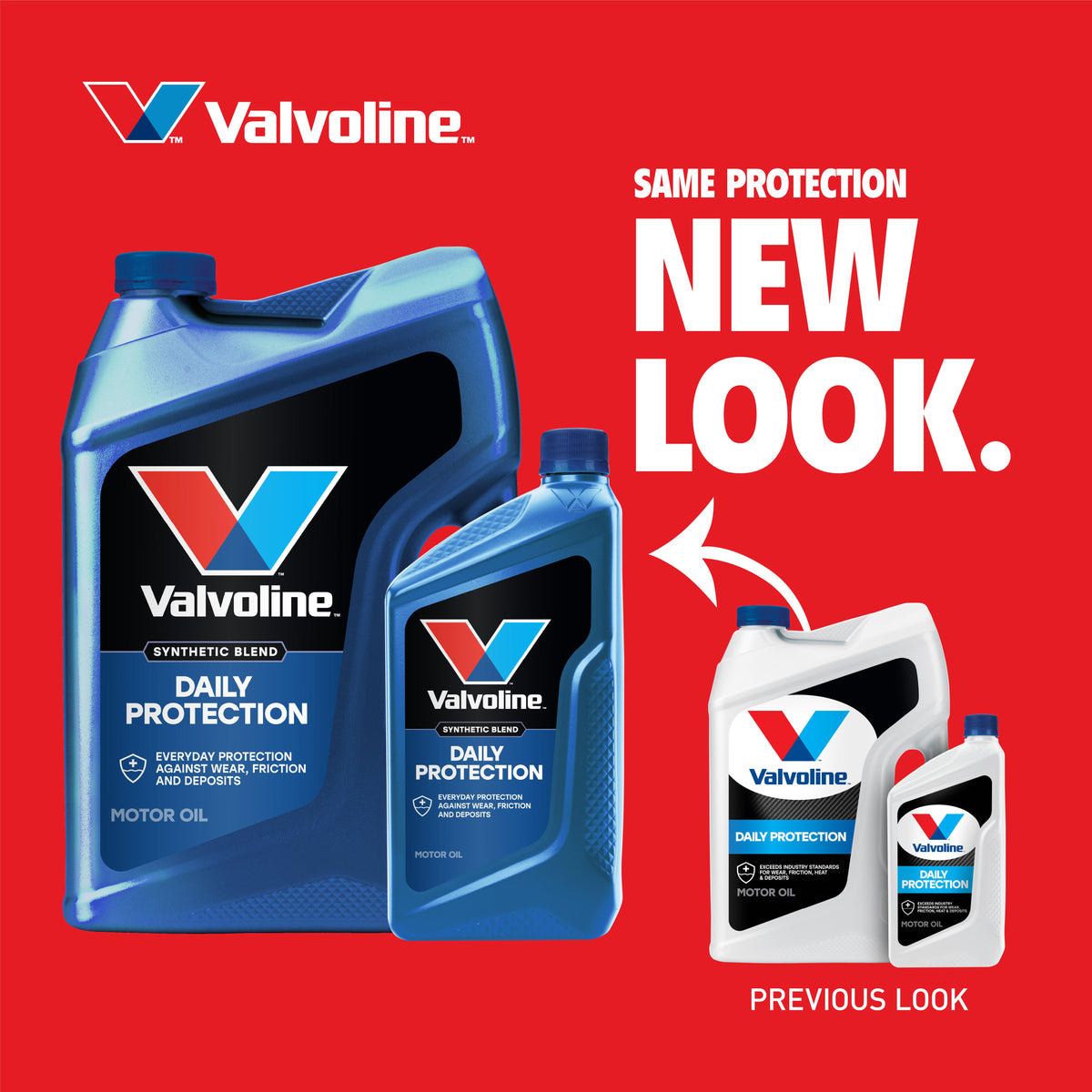 Valvoline Daily Protection Synthetic Blend 5W-20 Motor Oil 1 Quart 797974
