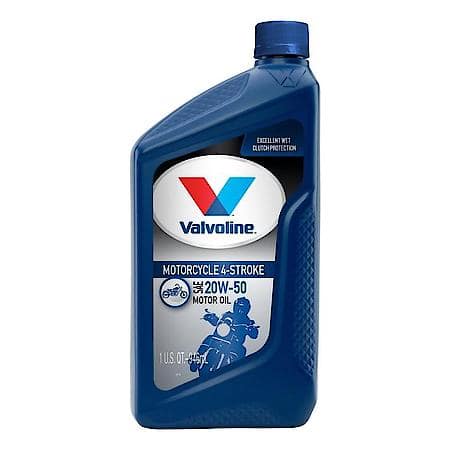 4-Stroke 20W-50 Conventional Motor Oil, Superior Wet Clutch Protection, 1 Quart