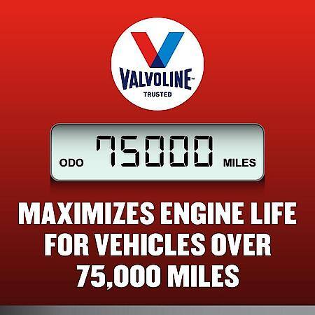 Full Synthetic High Mileage 5W-30 Engine Oil, Extends Engine Life, 1 Quart