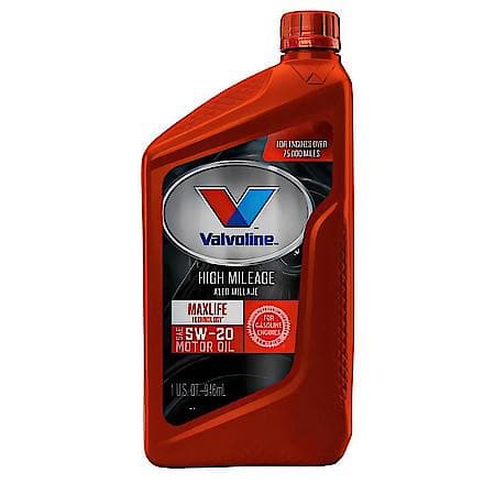 High Mileage 5W-20 Synthetic Blend Engine Oil, Maximize Engine Life, 1 Quart