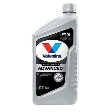 Advanced Full Synthetic 5W-20 Motor Oil, Maximizes Engine Life, 1 Quart