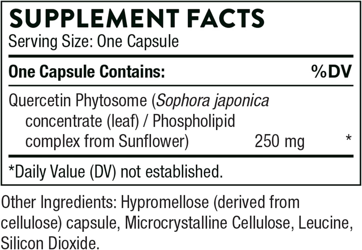 THORNE Quercetin Phytosome - Exclusive Phytosome Complex for Immune Health, Respiratory Support, and Seasonal Allergy Relief - 60 Capsules