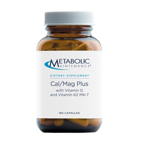 Metabolic Maintenance - Cal/Mag Plus w/Vitamin D & K2 180 caps