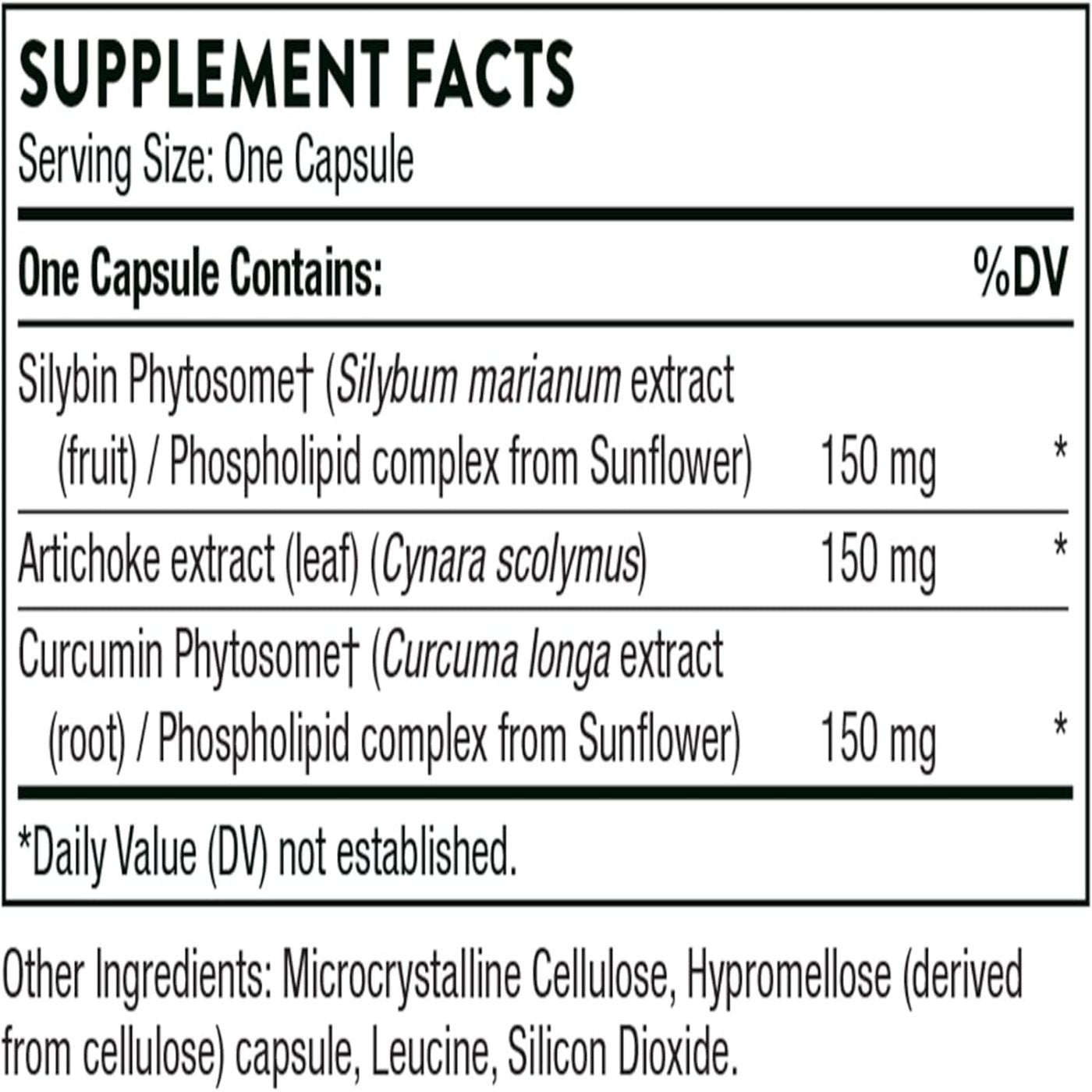 THORNE S.A.T. - Silymarin, Artichoke, and Turmeric Extracts for Liver Support - 60 Capsules