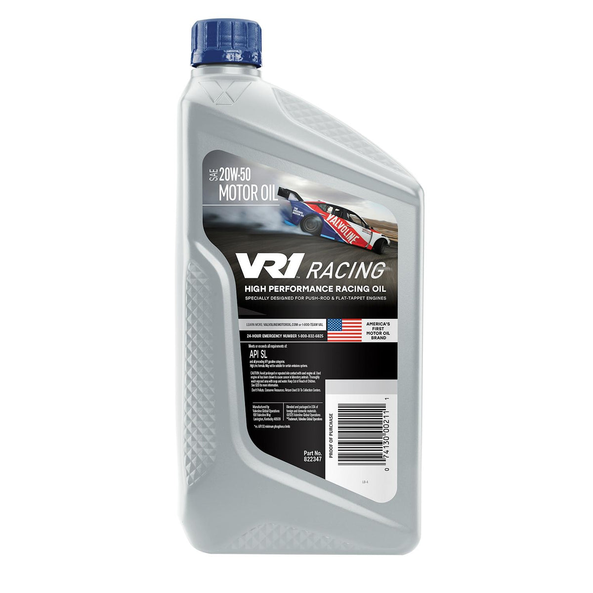 Valvoline VR1 Conventional 20W-50 Motor Oil 1 Quart 822347