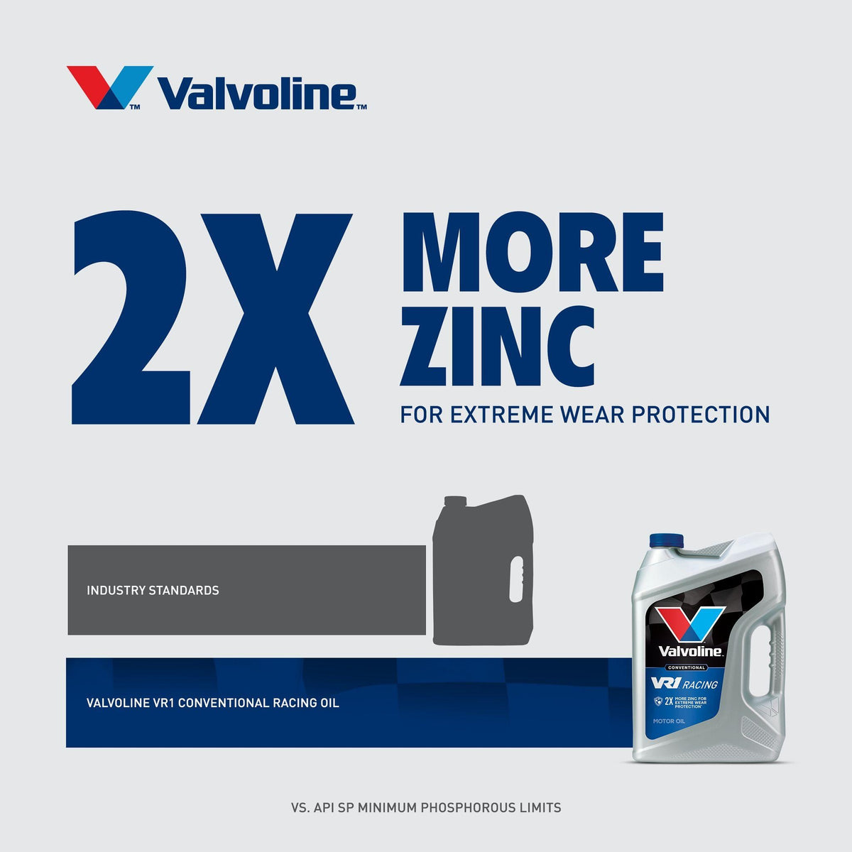 Valvoline VR1 Conventional 20W-50 Motor Oil 1 Quart 822347